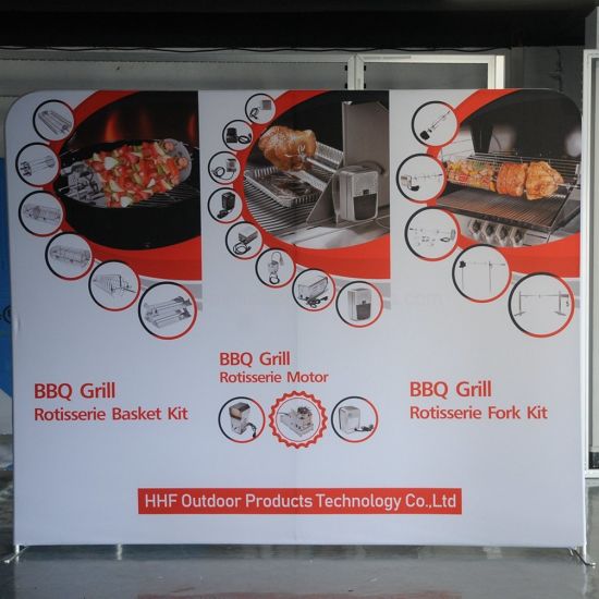 10フィートストレート広告テンションファブリックフォトブースの背景のディスプレイスタンド