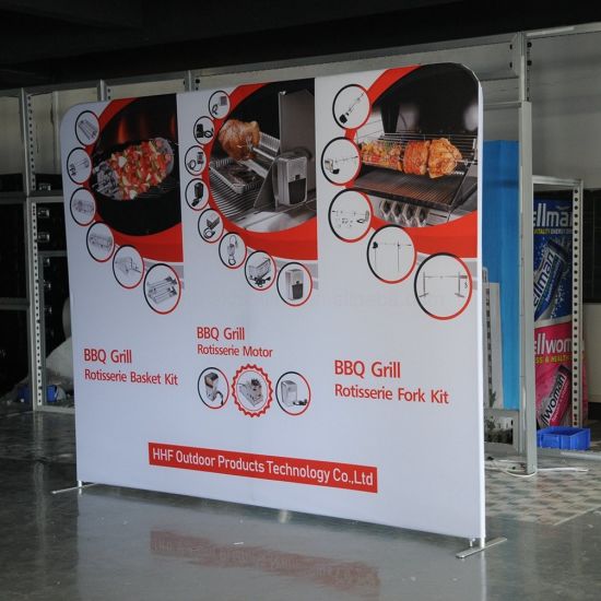 10フィートストレート広告テンションファブリックフォトブースの背景のディスプレイスタンド