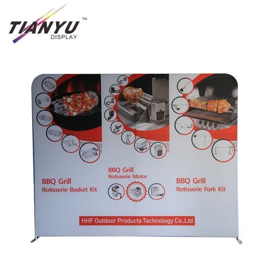 10フィートストレート広告テンションファブリックフォトブースの背景のディスプレイスタンド