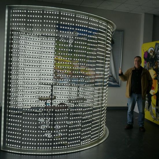 LEDライトボックスをハンギング広告ジュエリーの写真